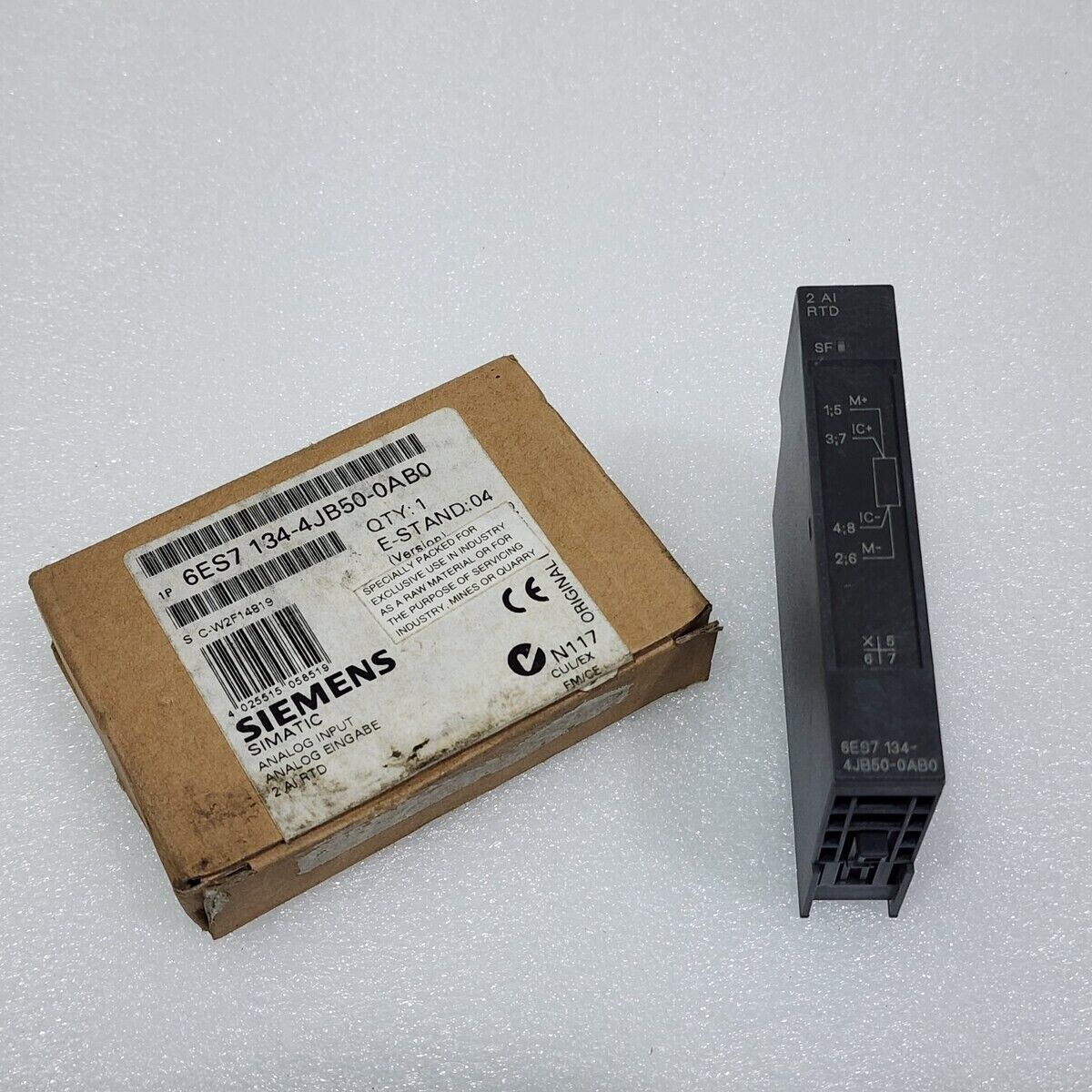 SIEMENS 6ES7 134-4JB50-0AB0 2-CH ANALOG INPUT MODULE