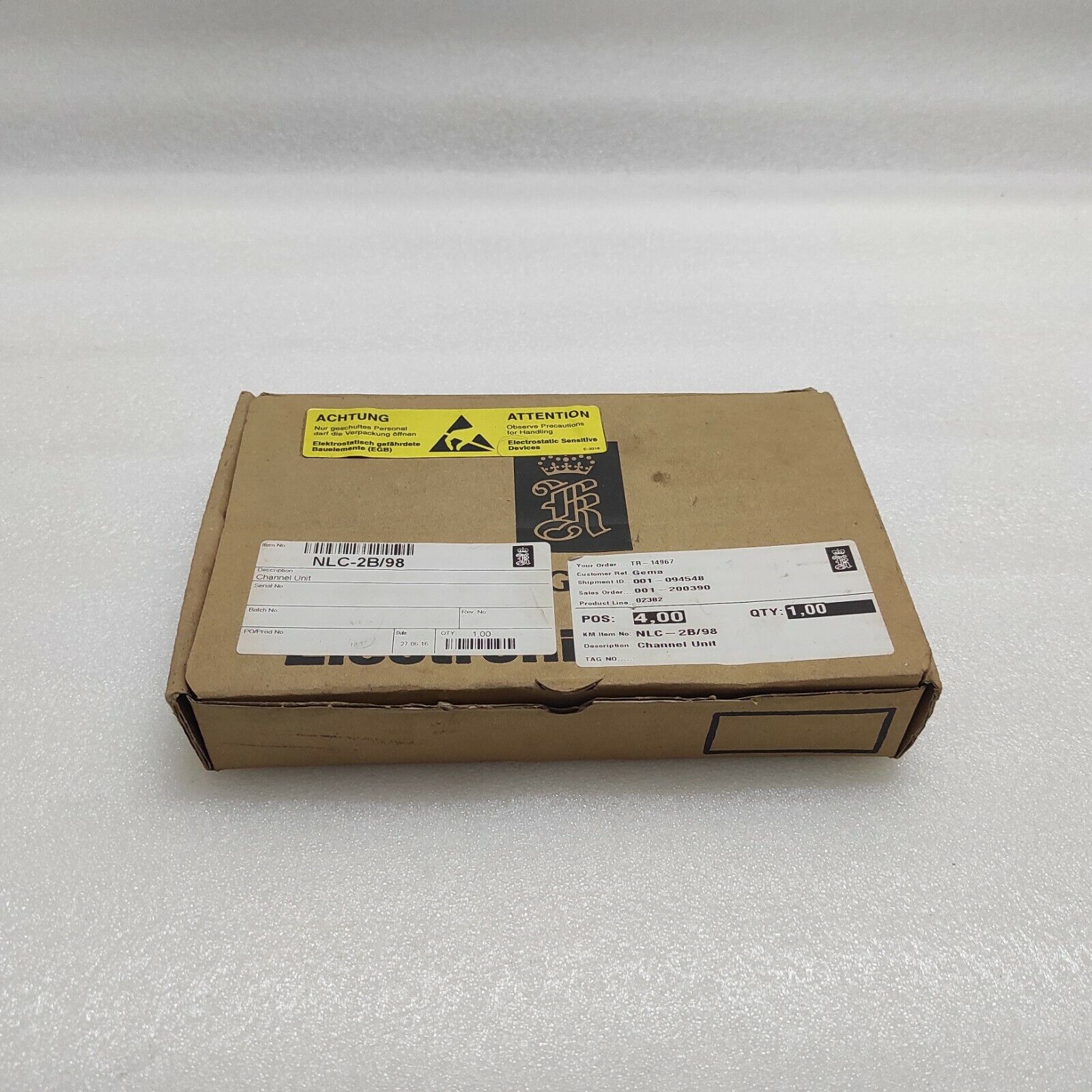 KONGSBERG NLC-2B/98 PCB ELECTRONIC MODULE 7251-017.0002