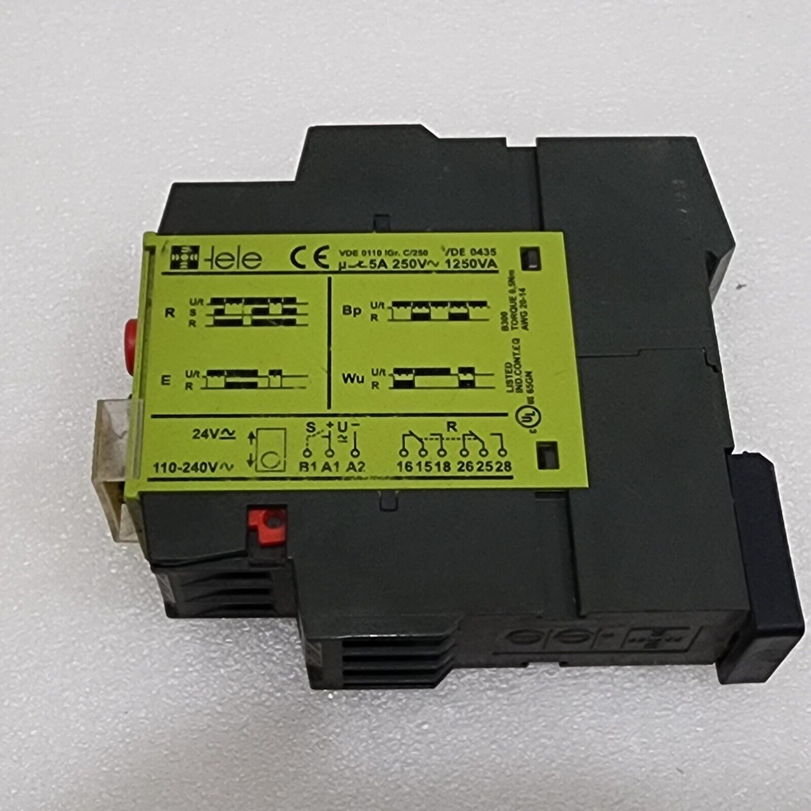 TELE D12DQ RELAY 24VAC-DC/110-240VAC