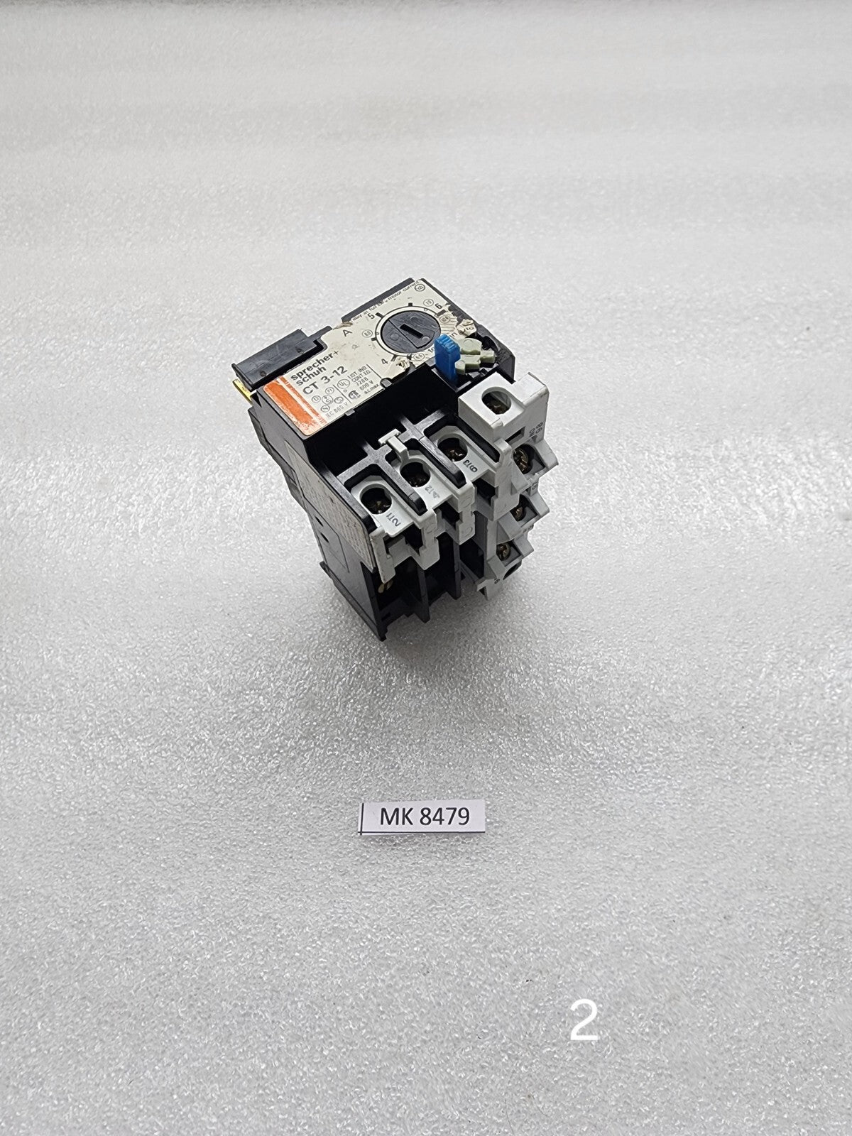 SPRECHER + SCHUH CT 3-12 THERMAL OVERLOAD RELAY 3.8-6A