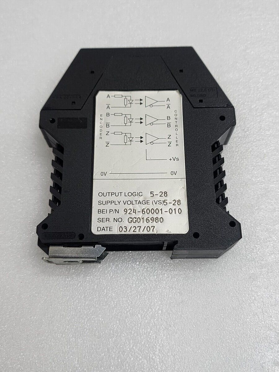 BEI 924-60001-010 ENCODER 5-28VDC