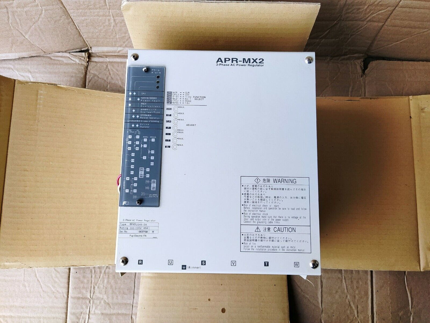 Fuji APR MX2 3-Phase AC Power Regulator RPXD2045-2A