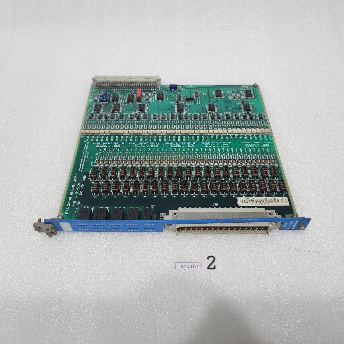 GROSSENBACHER ELECTRONIC AG 50 70 360 INPUT CARD 40X24 VDC
