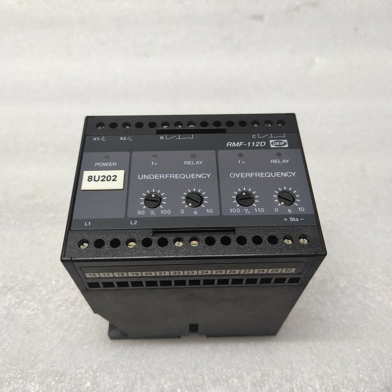 DEIF RMF-112D FREQUENCY RELAY 440VAC 400002391.60