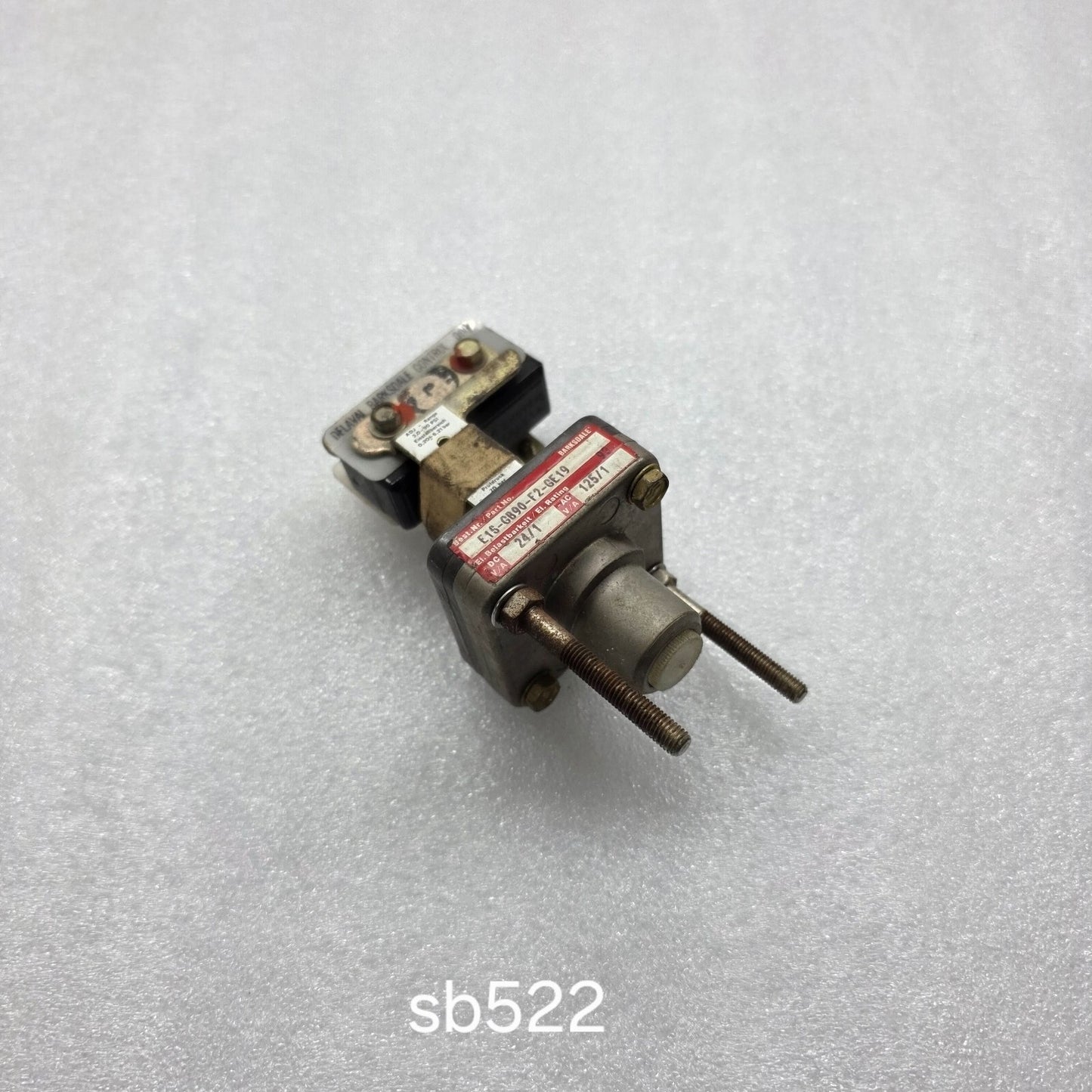 BARKSDALE E1S-G890-F2-GE19 PRESSURE SWITCH 24VDC/125VAC 3-90PSI