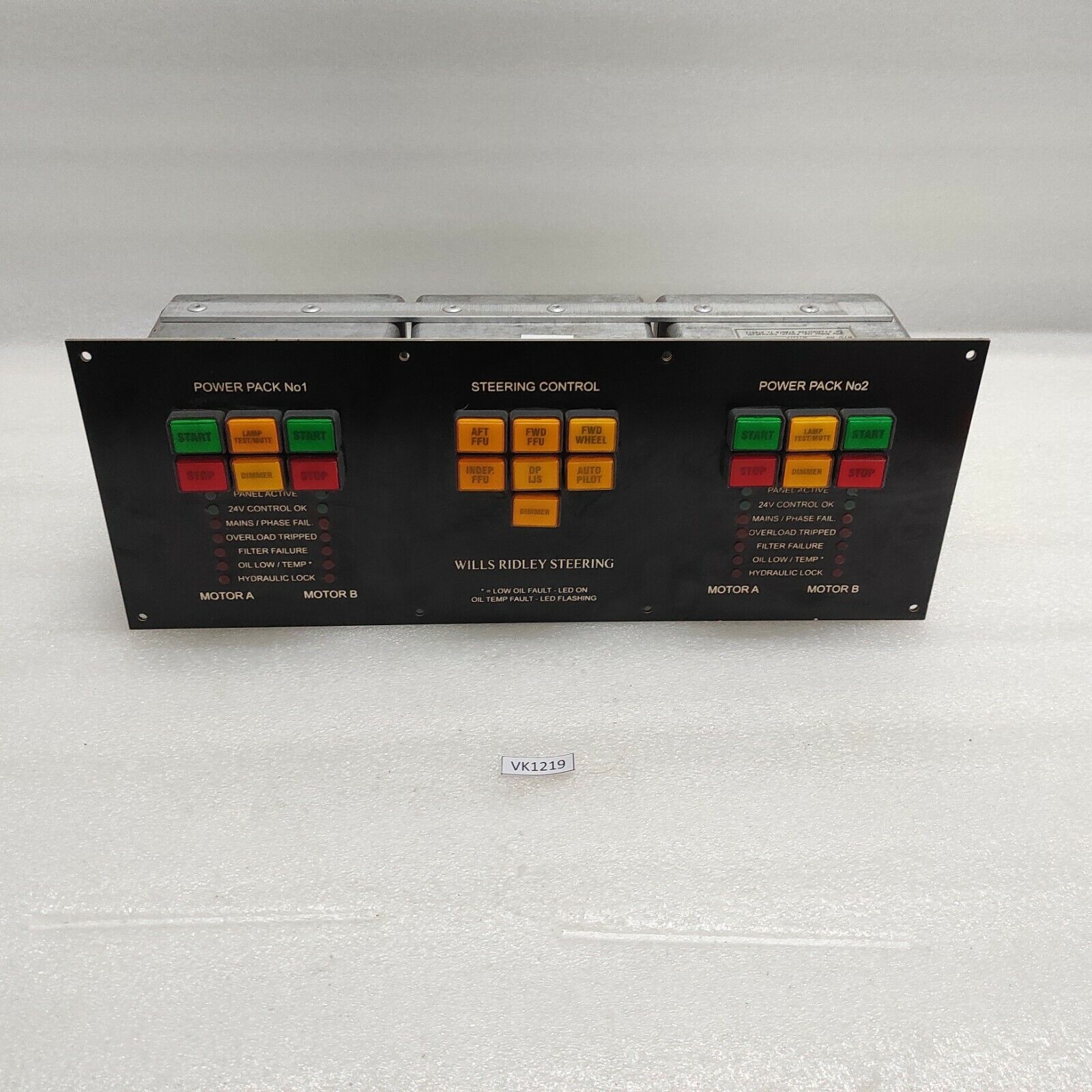 WILLS RIDLEY BP1500S FWS POSN STARTER PANEL 