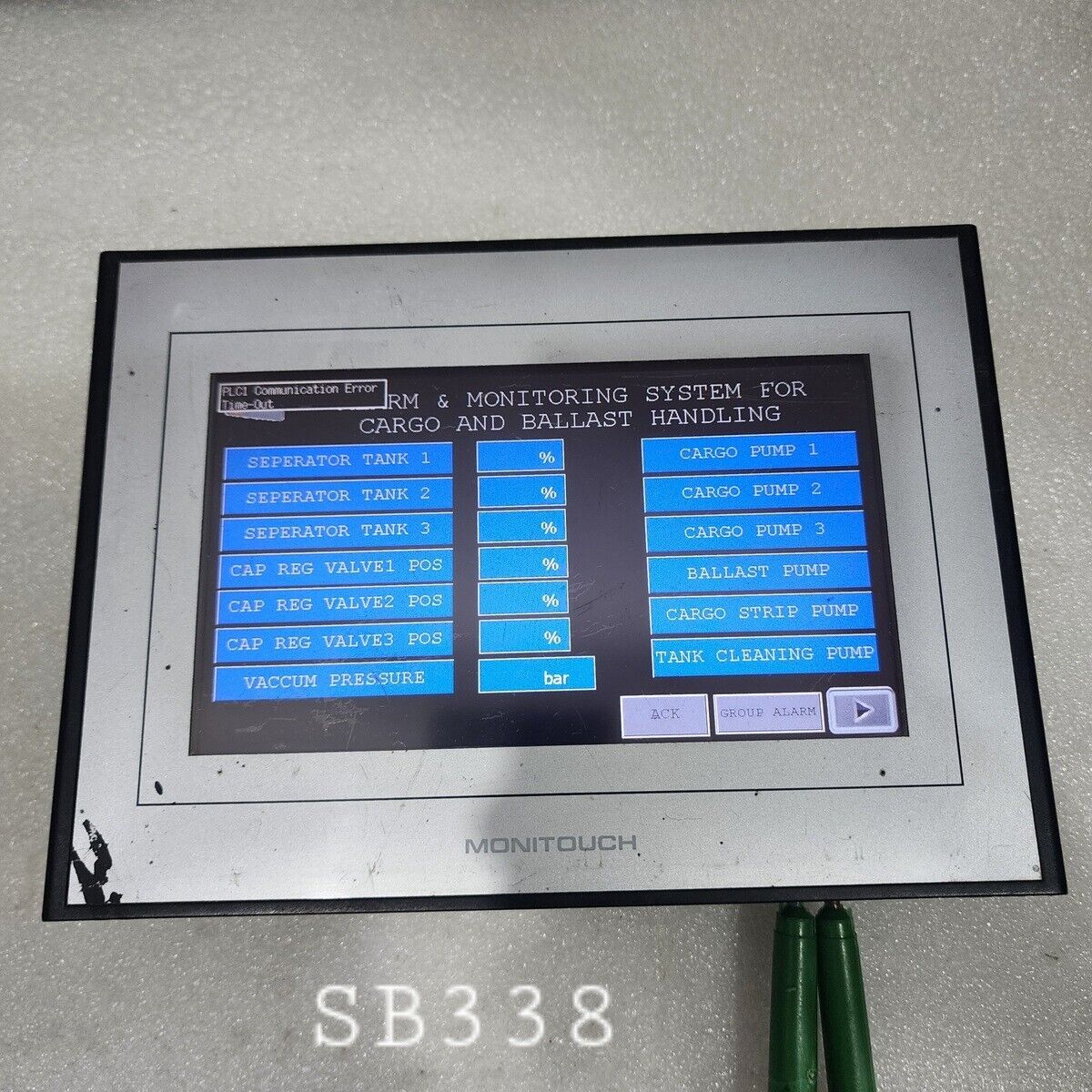 FUJI ELECTRIC MONITOUCH TS1070 HMI 24VDC HAKKO ELECTRONICS