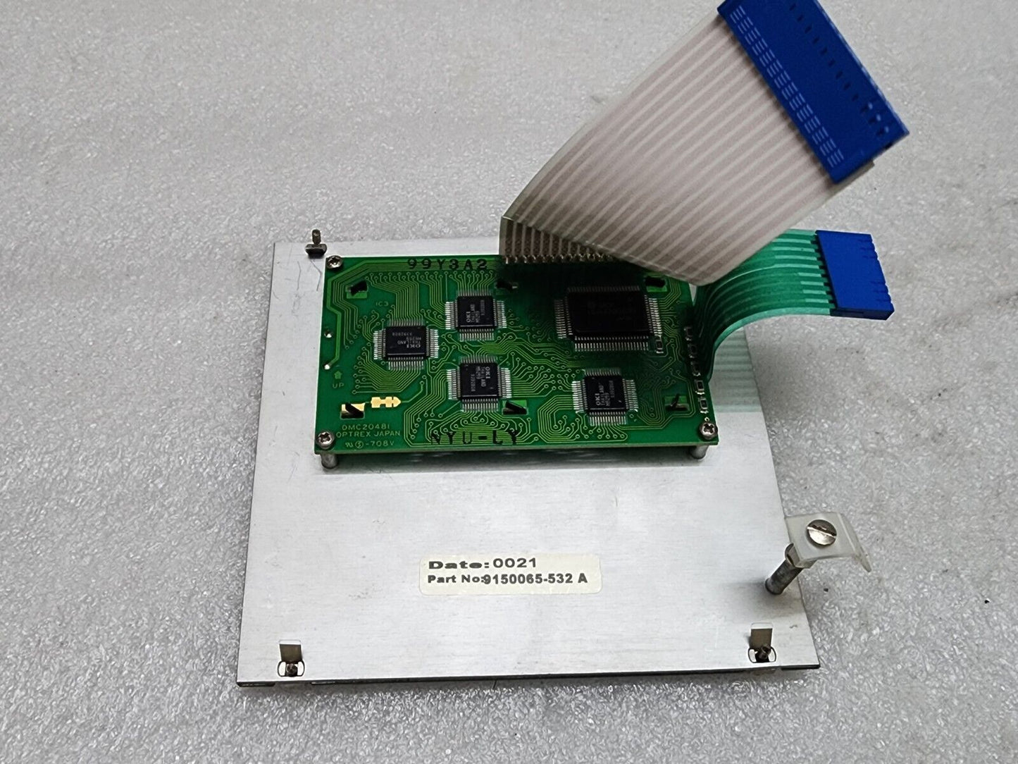 SAAB MARINE 9150065-532A BACKUP DISPLAY KEYBOARD DMC20481 OPTREX DMC2048I