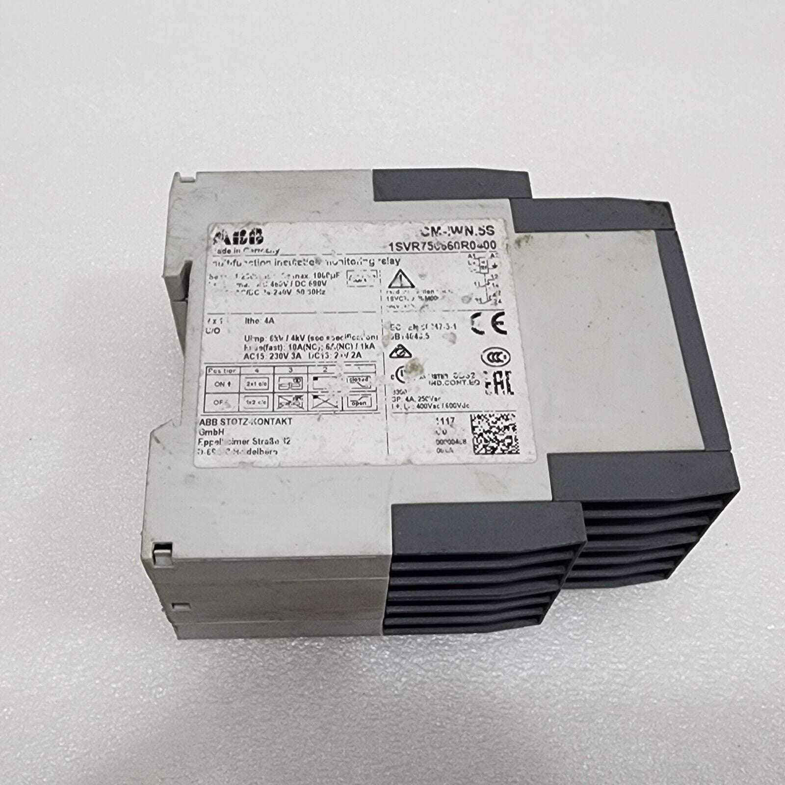 ABB CM-IWN.5S Multifunction Insulation Monitoring Relay 1SVR750660R0400