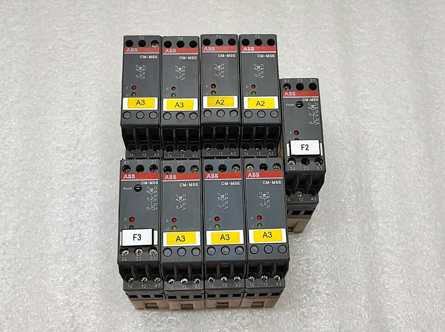 ABB CM-MSS THERMISTOR MOTOR PROTECTION MONITORING RELAY 1SVR430801R1100