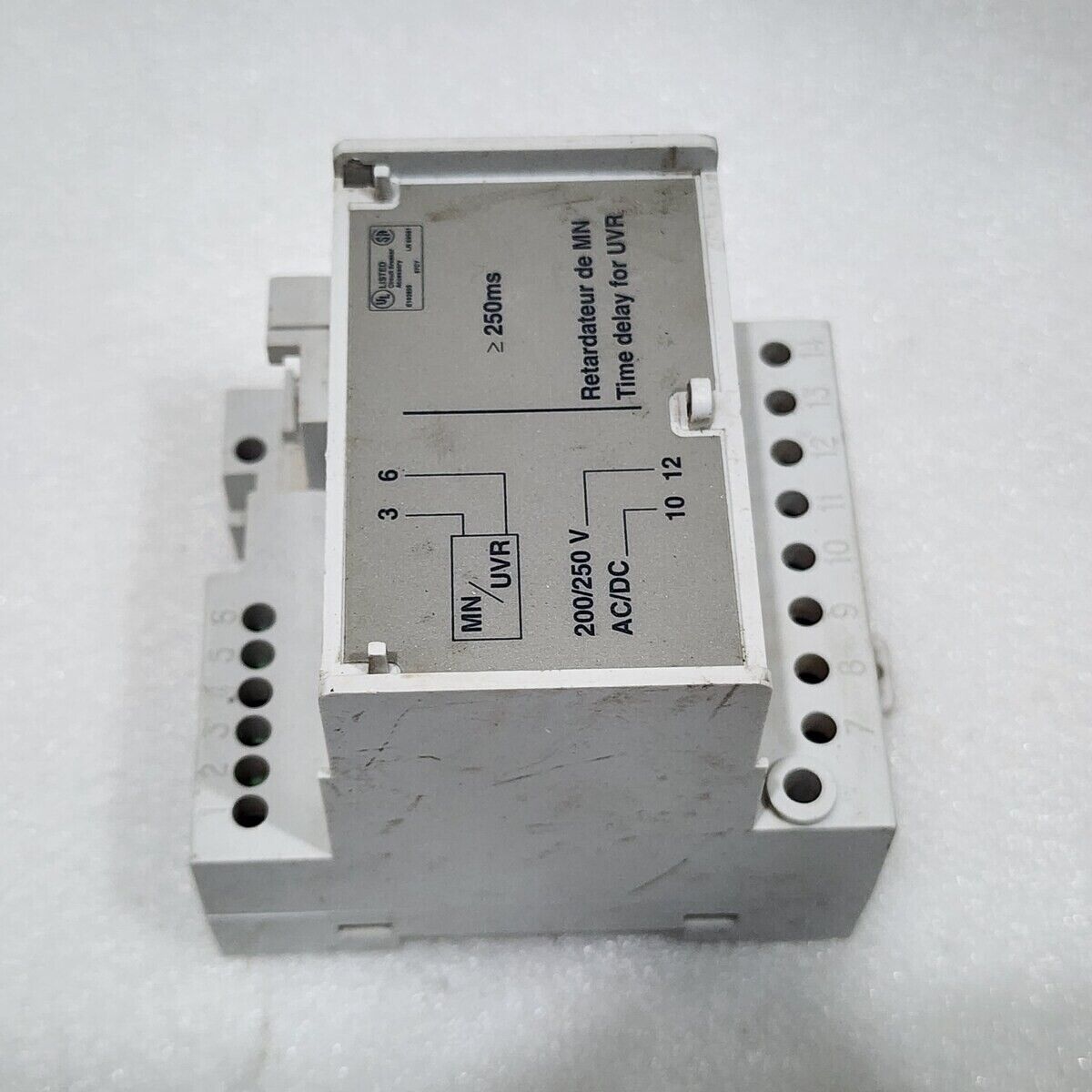 33685 NON-ADJUSTABLE TIME DELAY RELAY FOR VOLTAGE RELEASE MK 200-250V AC/DC