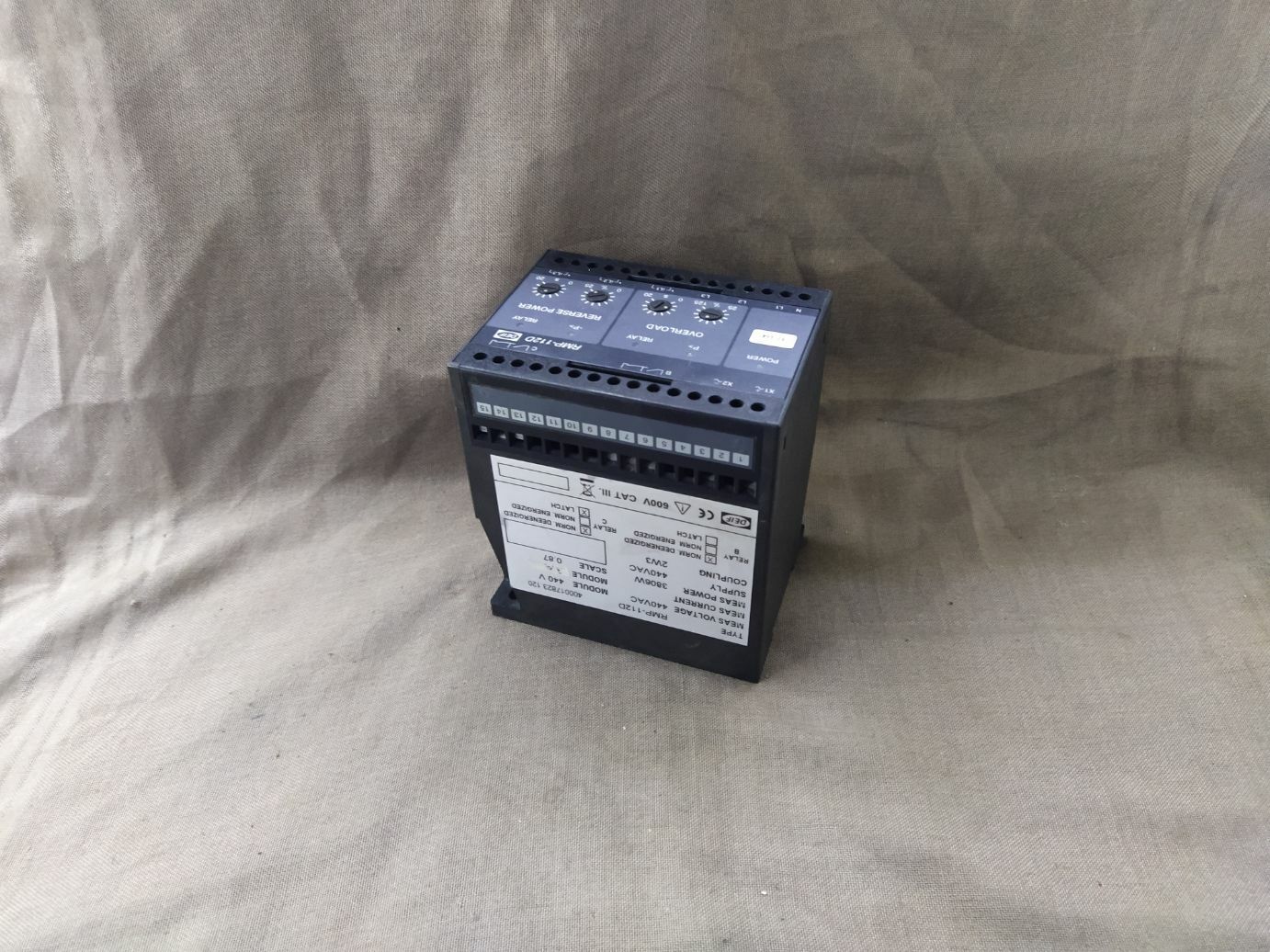 Deif RMP-112D Overload Reverse Power Relay 400017823.120