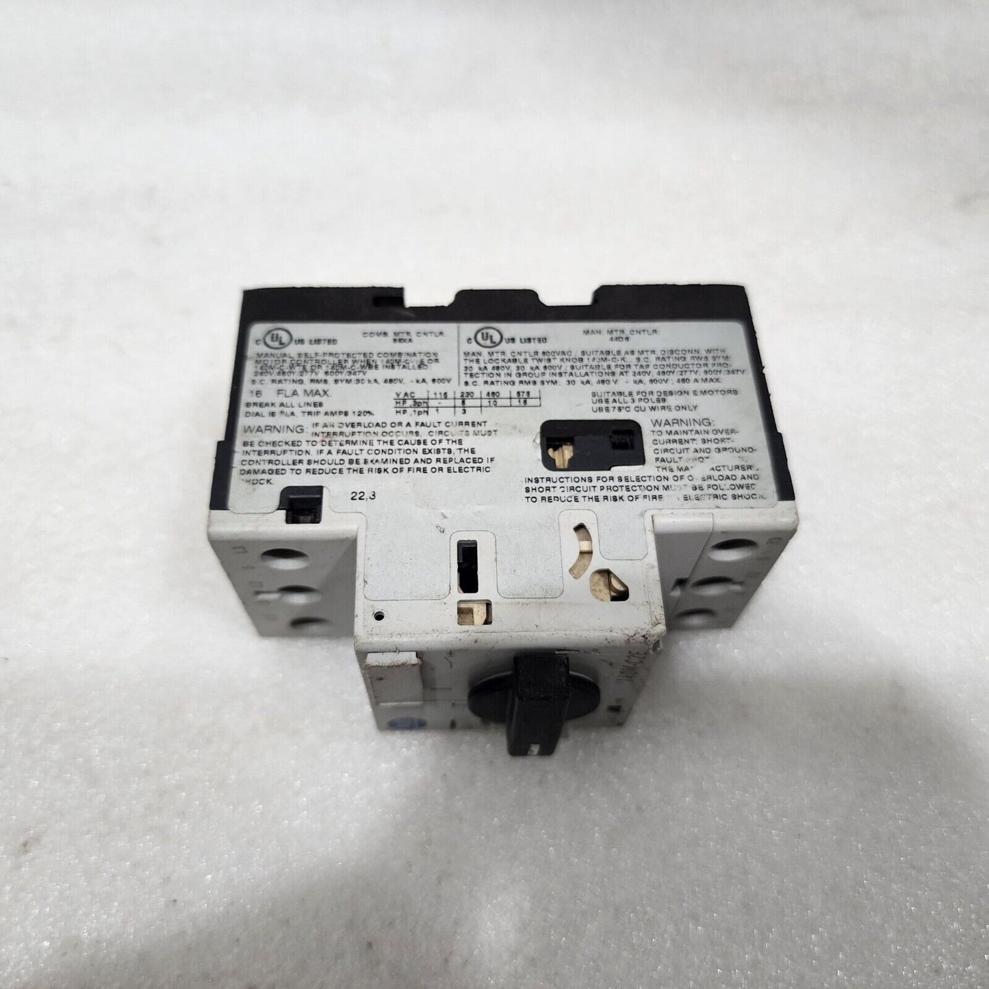 ALLEN BRADLEY 140M-C2E-C16 CIRCUIT BREAKER MOTOR PROTECTION 10-16A