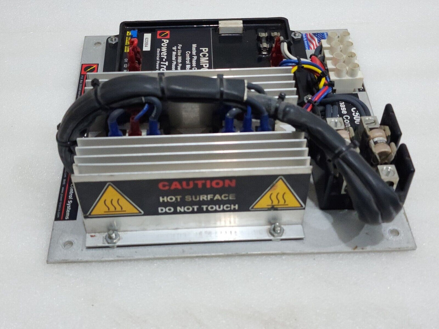 POWER TRONICS PCMPC-B MASTER OHASE CONTROLLER CONTROL MODULE PC500B 120-2240VAC