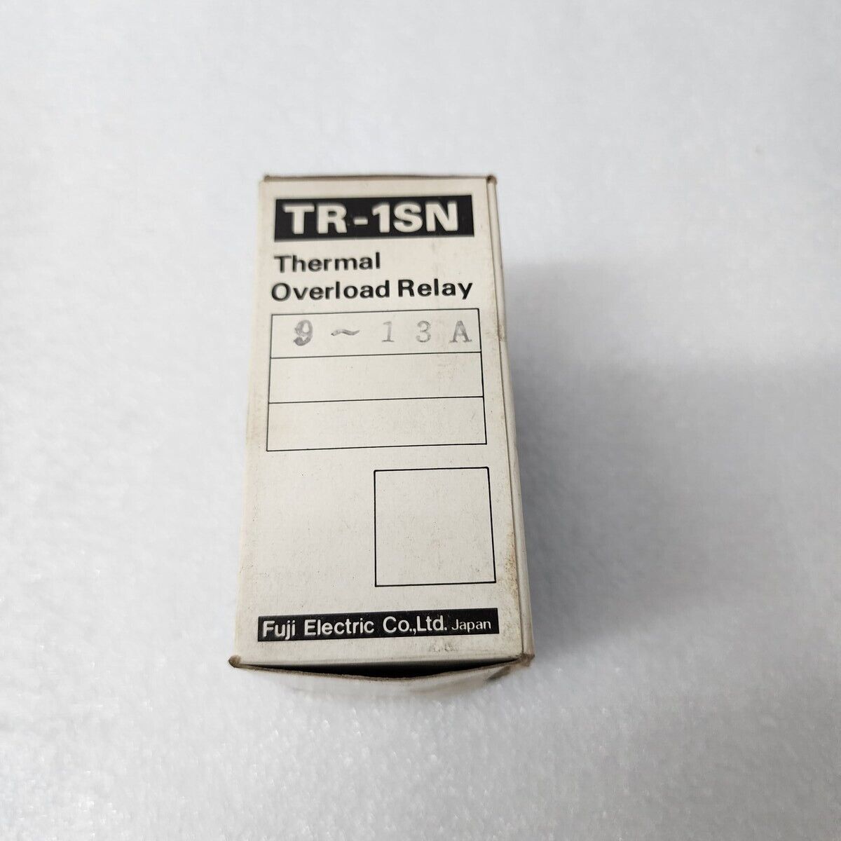 FUJI ELECTRIC TR-1SN THERMAL OVERLOAD RELAY 9-13A