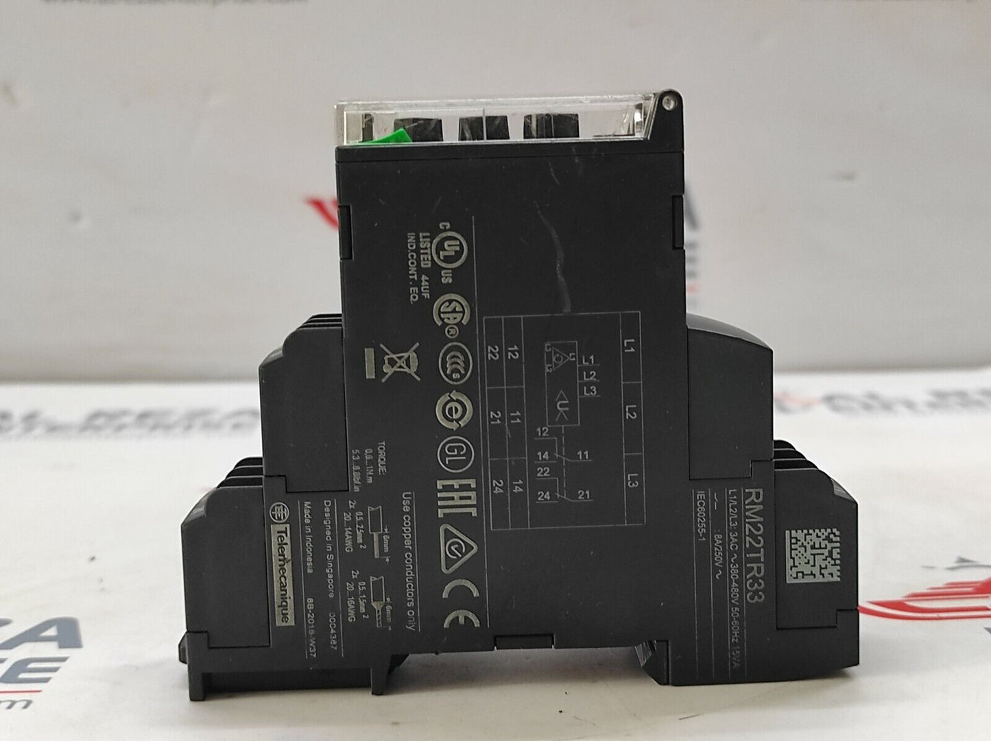 TELEMECANIQUE RM22TR33 VOLTAGE MONITORING RELAY