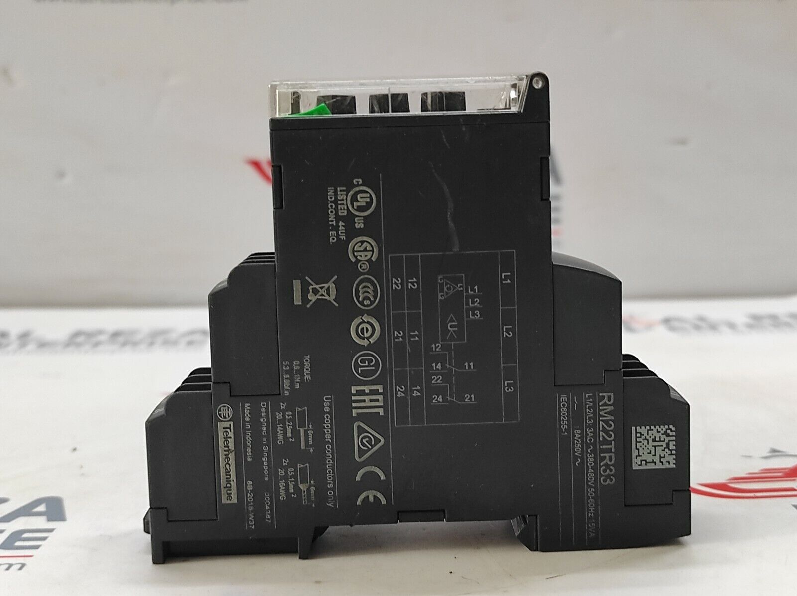 TELEMECANIQUE RM22TR33 VOLTAGE MONITORING RELAY