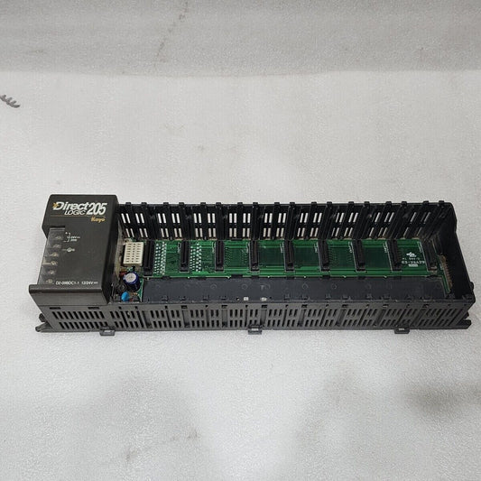 KOYO D2-09BDC1-1 DIRECT LOGIC 205 POWER SUPPLY WITH RACK