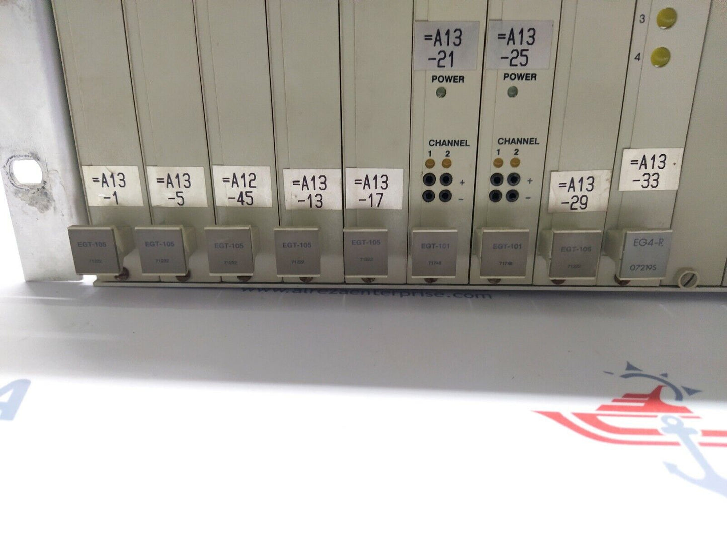 PEPPERL + FUCHS EG4-R EGT-105 EGT-101 SWITCH AMPLIFIER DUAL CHANNEL TRANSFORMER 