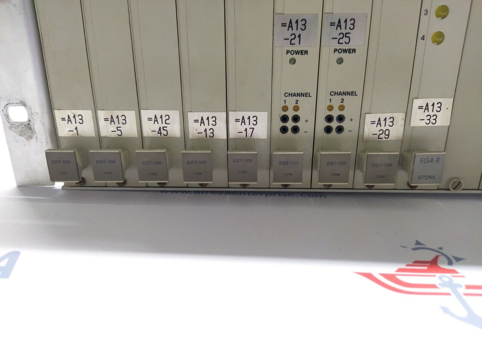 PEPPERL + FUCHS EG4-R EGT-105 EGT-101 SWITCH AMPLIFIER DUAL CHANNEL TRANSFORMER 