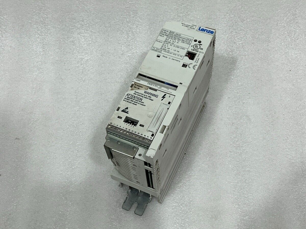 LENZE 00457833 8200 VECTOR INVERTER E82EV751_2C FREQUENCY DRIVE 01030782 230/240