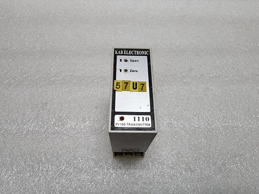 KAB ELECTRONIC 1110 PT100 TRANSMITTER