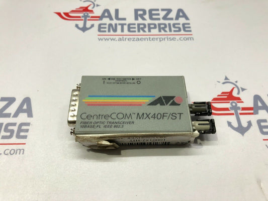 CENTRECOM MX40F/ST FIBER OPTIC TRANSCEIVER AT-MX40F-ST 12VDC