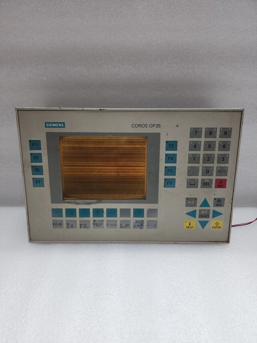 SIEMENS 6AV3525-1EA01-0AX0 SIMATIC HMI OPERATOR PANEL  OP 25/A DISPLAY BROKEN