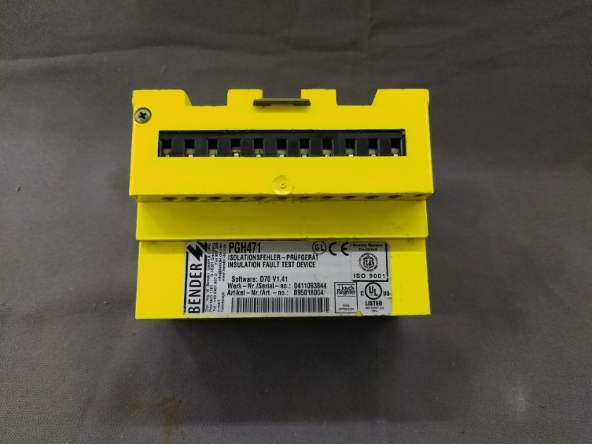 Bender PGH 471 Insulation Fault Test Device B95018004 PGH471