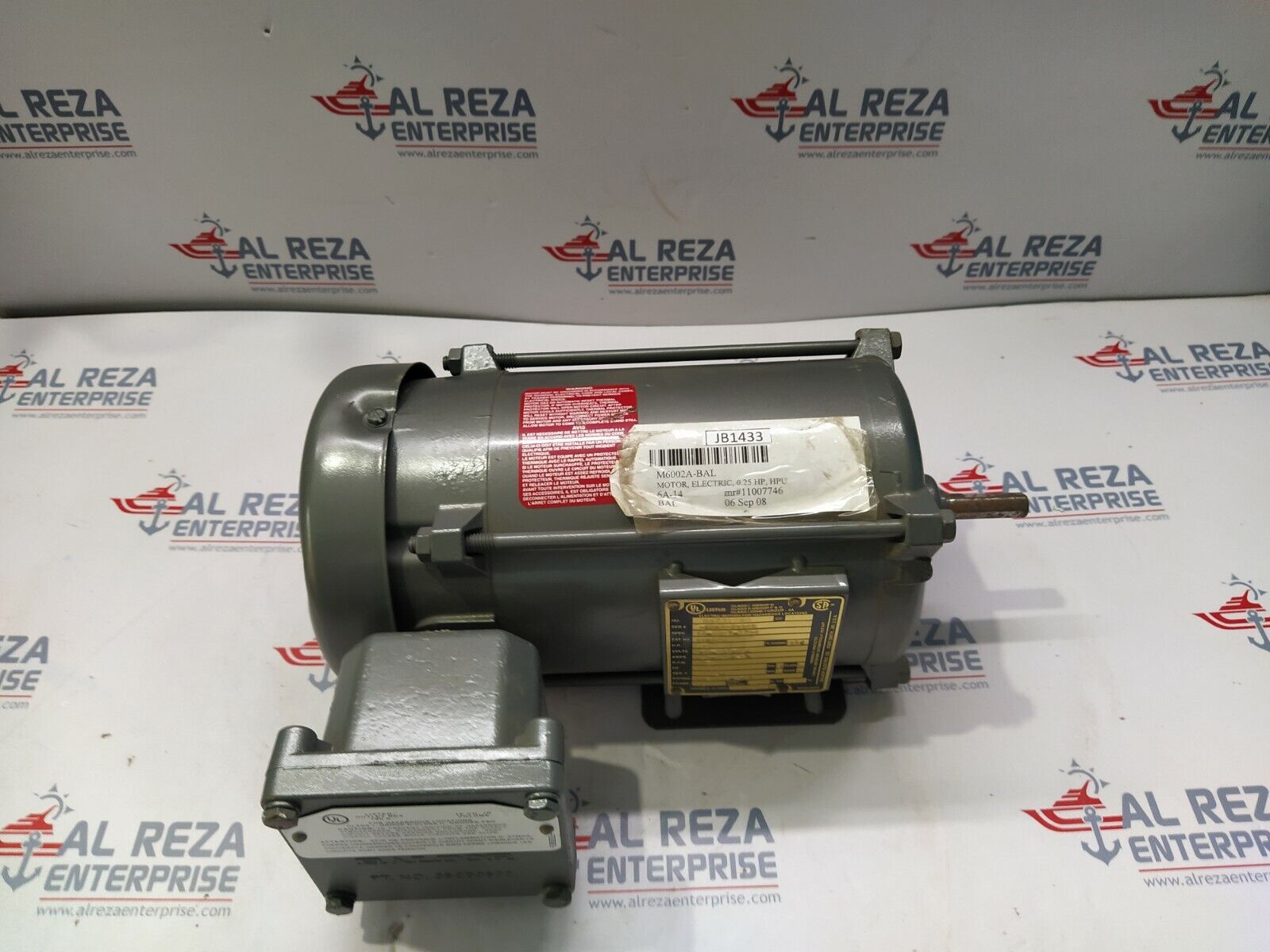BALDOR ELECTRIC M602A-BAL ELECTRIC MOTOR 34-5427-5724 M6002A 0.25 HP