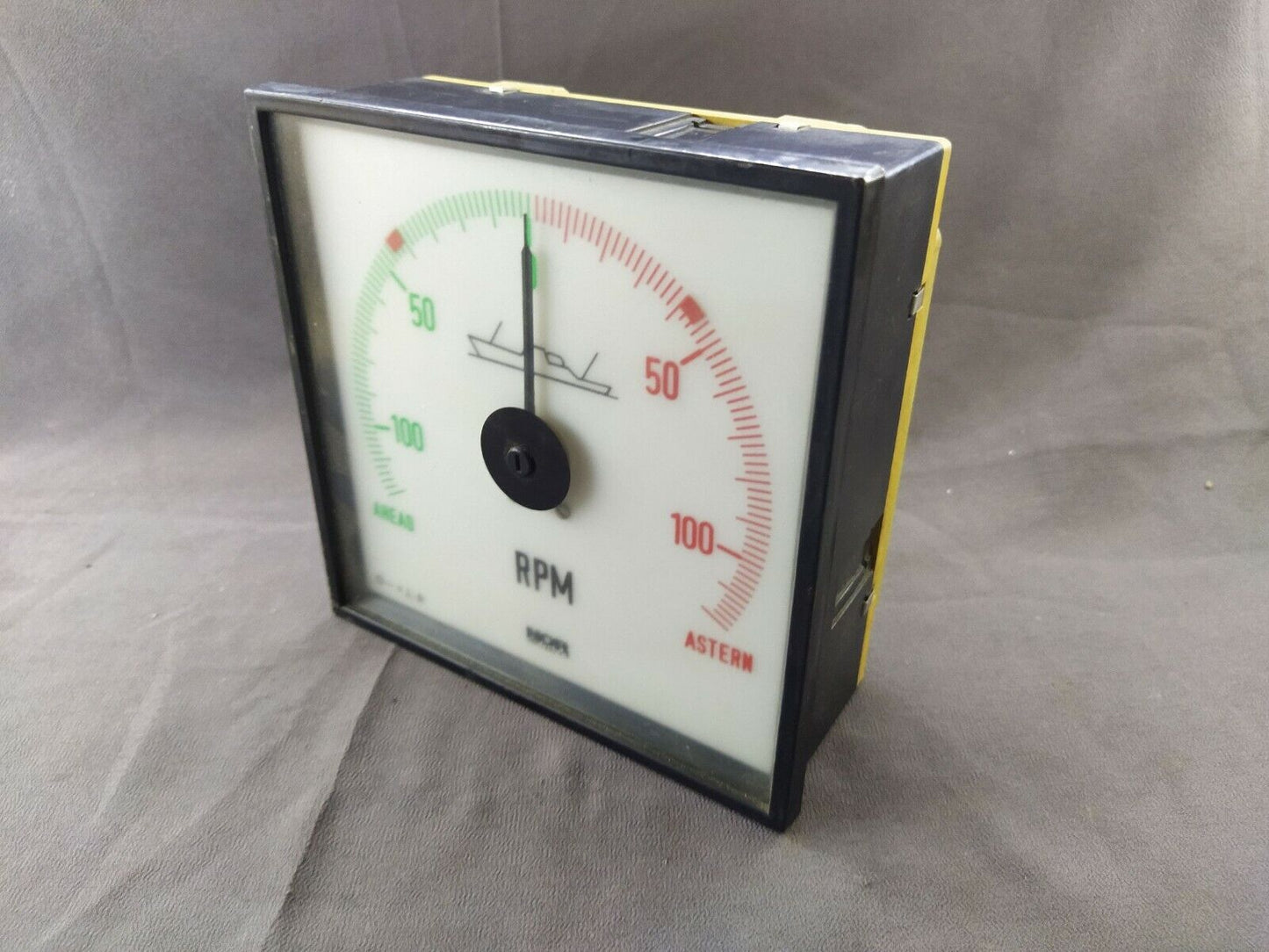 DEIF NOR Bridge Wing Indicator 10-0-10 V RPM Meter 0-120