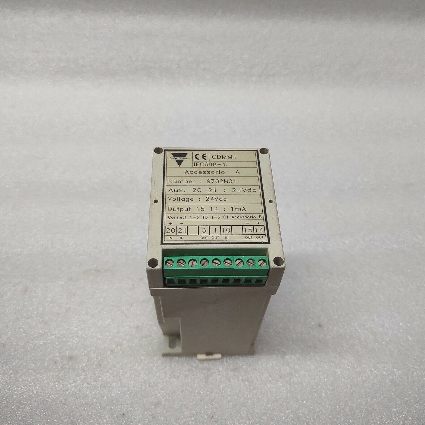 CARLO GAVAZZI CDMM1 RELAY 9702H01 24VDC