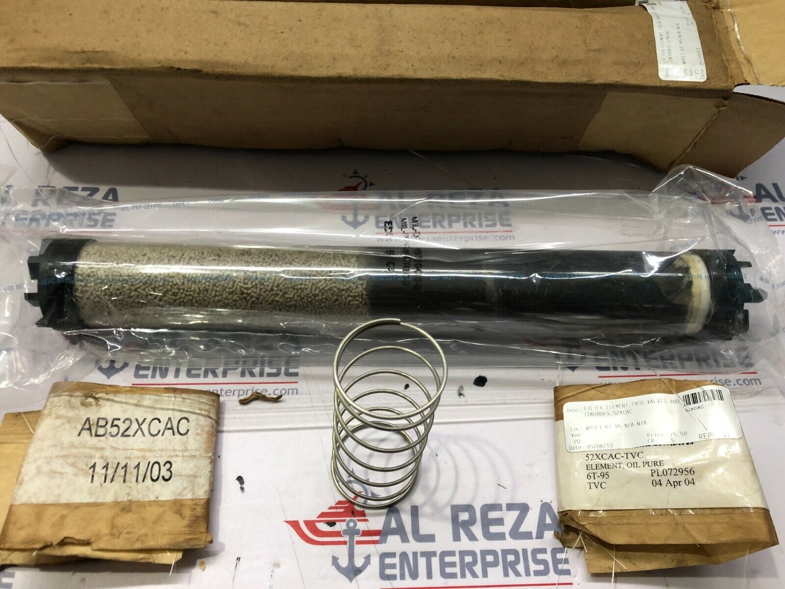 TYCO VALVES 52XCAC OIL FILTER ELEMENT AB52XCAC 