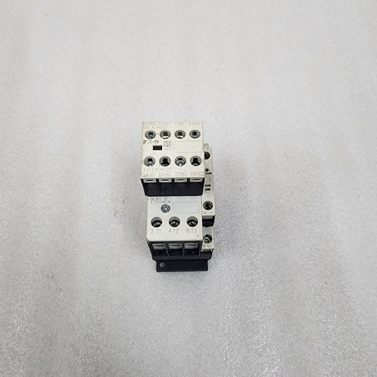 EATON DIL M17-10 3-POLE CONTACTOR XTCE018C10 24-27VDC XTCEXFAC22