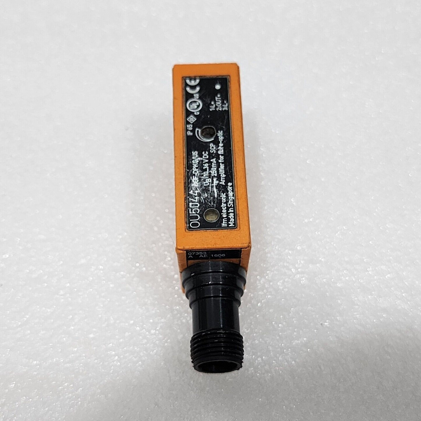 IFM OU5044 FIBER OPTIC AMPLIFIER OUF-DPKG/US 10-36VDC