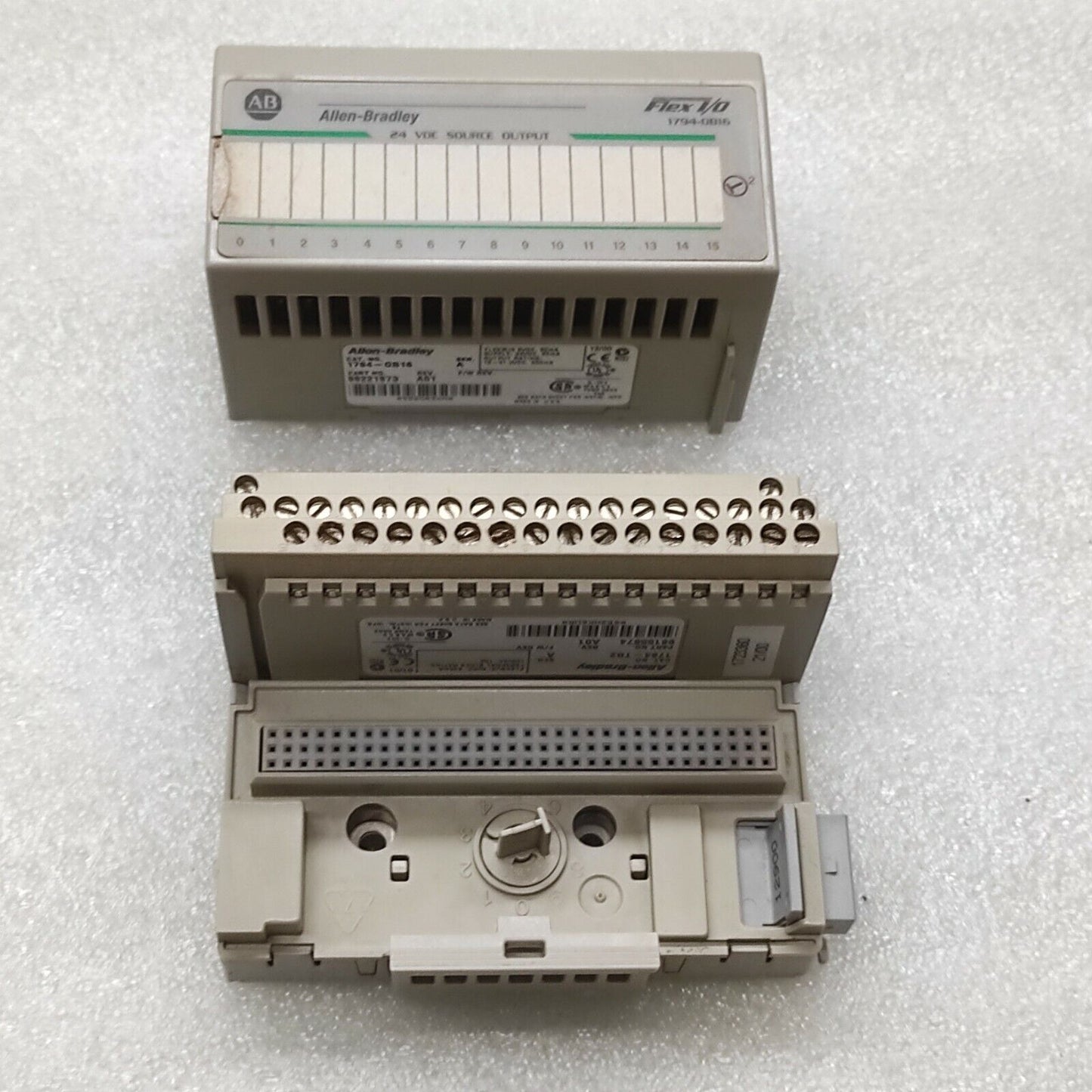 ALLEN BRADLEY CAT 1794-OB16 SERIES A 96221873 1794-TB2 96155874