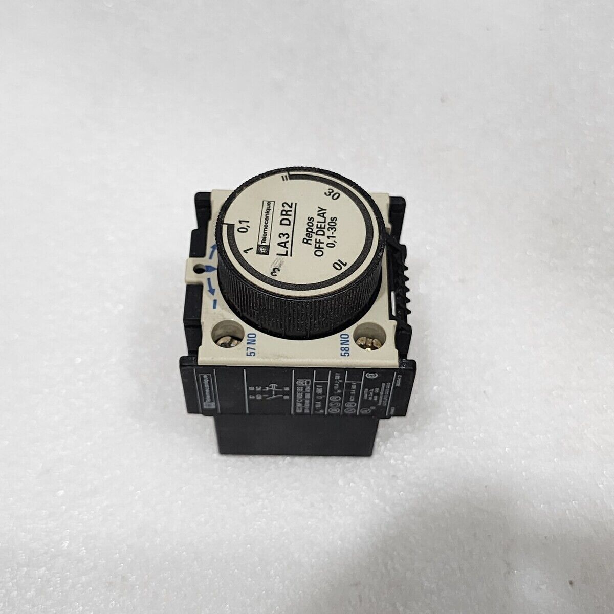 TELEMECANIQUE LA3 DR2 OFF DELAY TIMER RANGE 0.1-30S