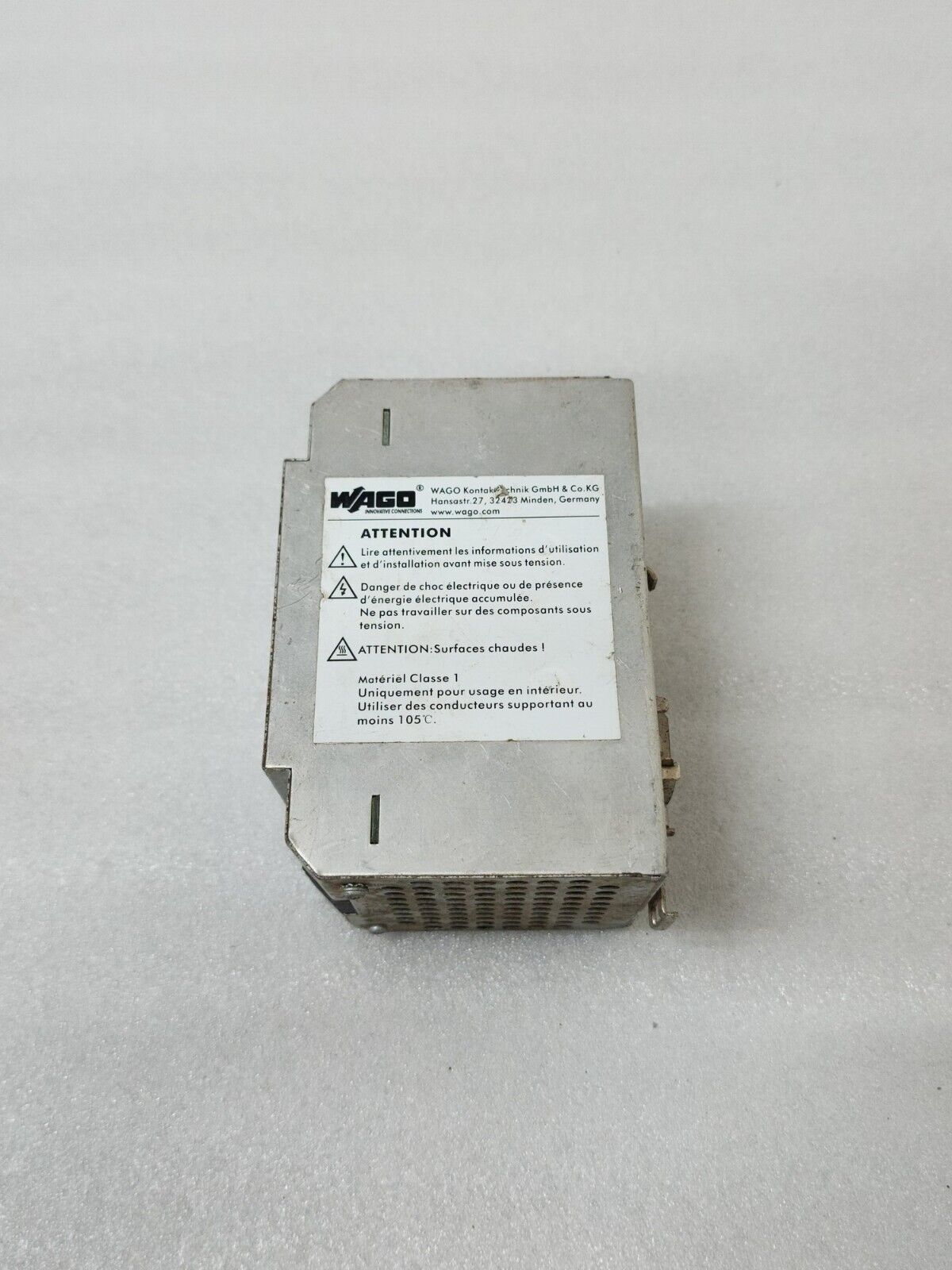 WAGO 787-722 SWITCHED POWER SUPPLY 24VDC 5A