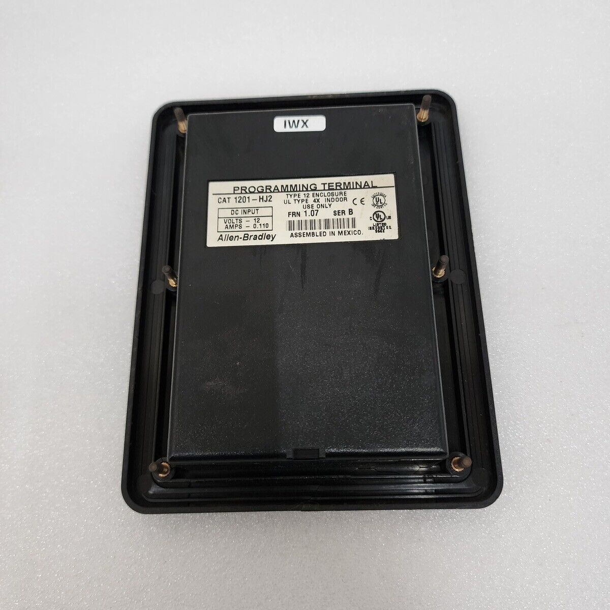 ALLEN BRADLEY CAT 1201-HJ2 SER B PROGRAMMING TERMINAL