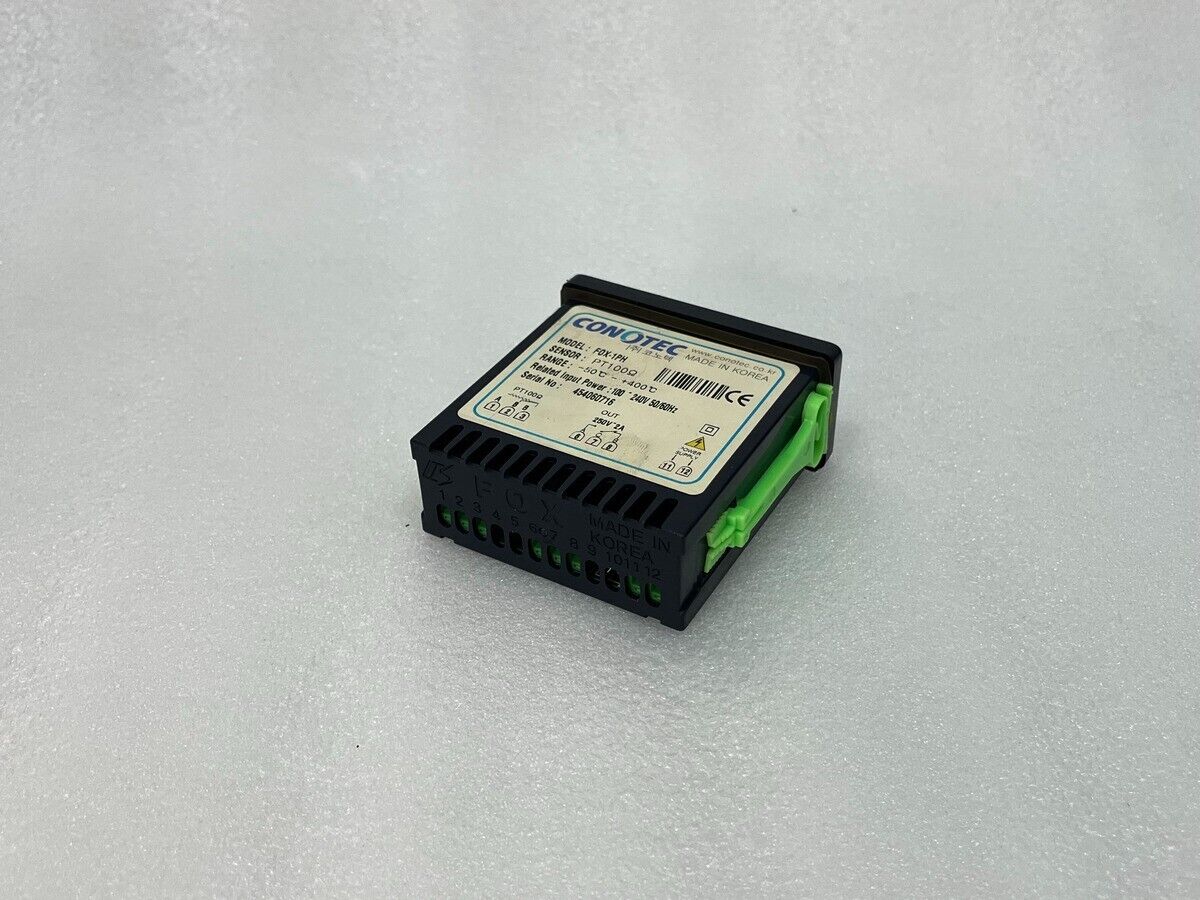 CONOTEC FOX-1PH TEMPERATURE CONTROLLER 100-240VAC PT100 OHM