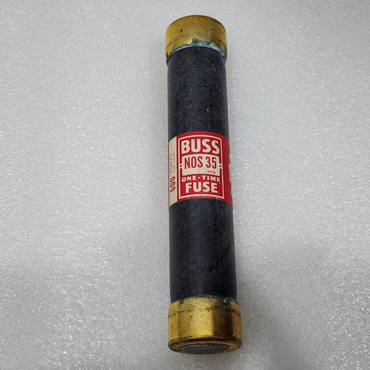 BUSSMAN NOS35 35A ONE TIME FUSE 35A/600V LOT OF 8 UNIT