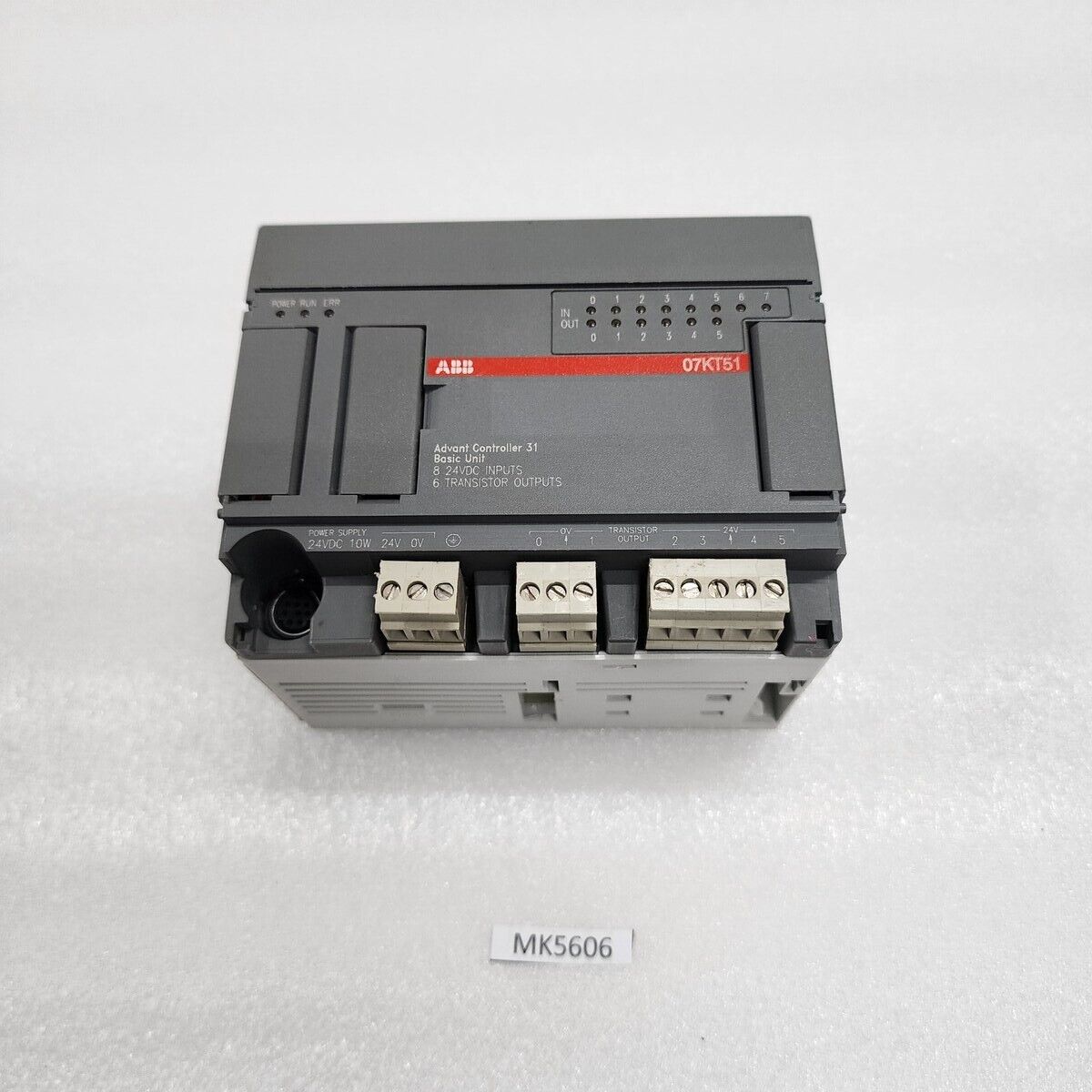 ABB 07KT51-P03 I/O UNIT REMOTE BINARY CONFIGURABLE 1SBP260012R1001