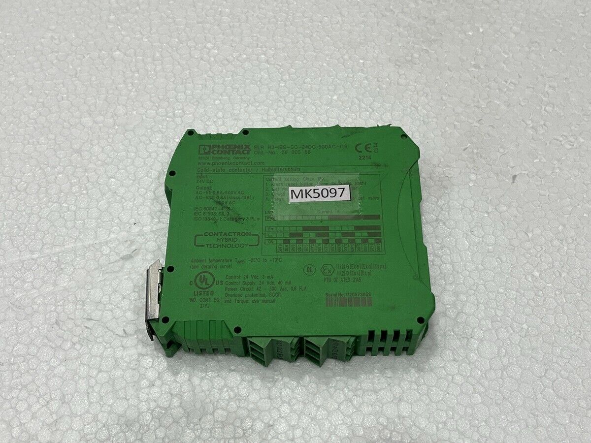 PHOENIX CONTACT ELR H3-IES-SC-24DC/500AC-0.6 HYBRID MOTOR STARTER 29 005 66
