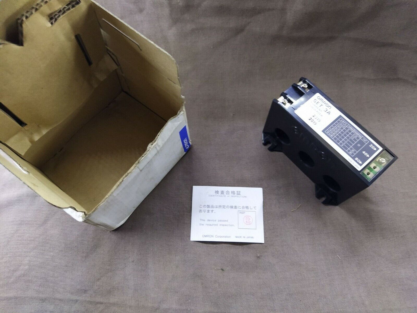 Omron SET-3A Current Converter 1-80A