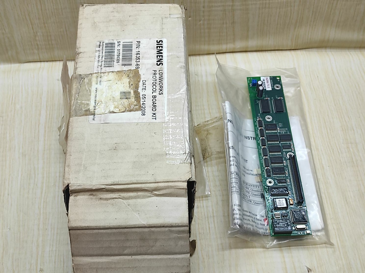 Siemens 16298-71-2 Lonworks Protocol Board Kit 16298712