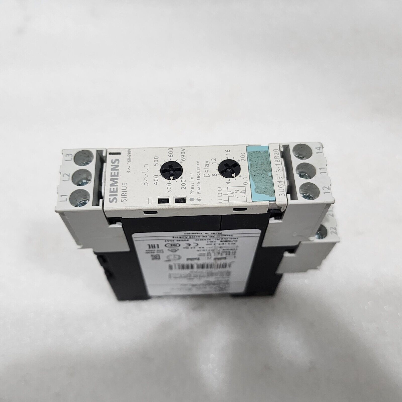 SIEMENS 3UG4513-1BR20 PHASE MONITORING RELAY