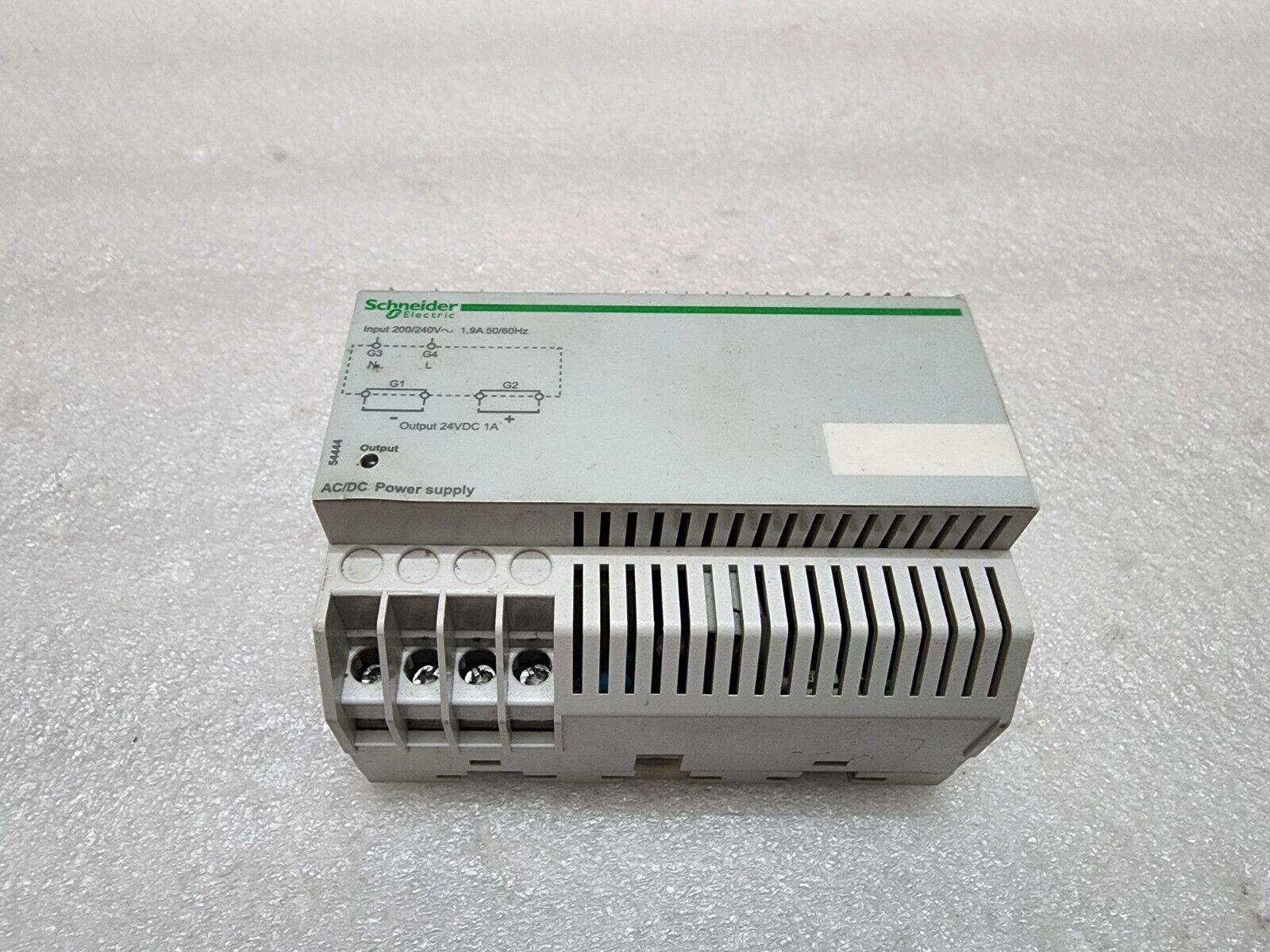 54444 AC/DC POWER SUPPLY 24VDC 1A