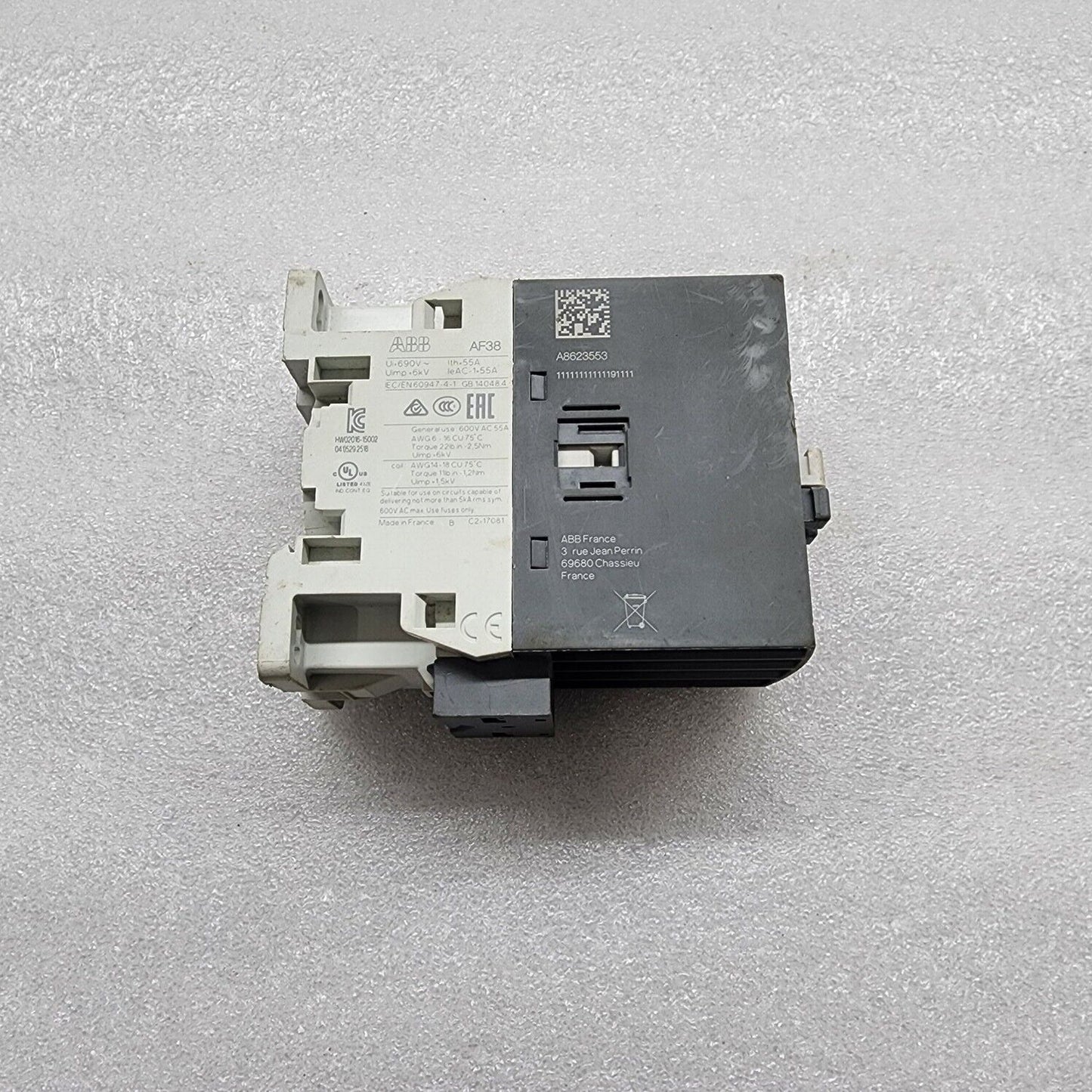 ABB AF38-40-00-11 CONTACTOR 24-60VAC/20-60VDC