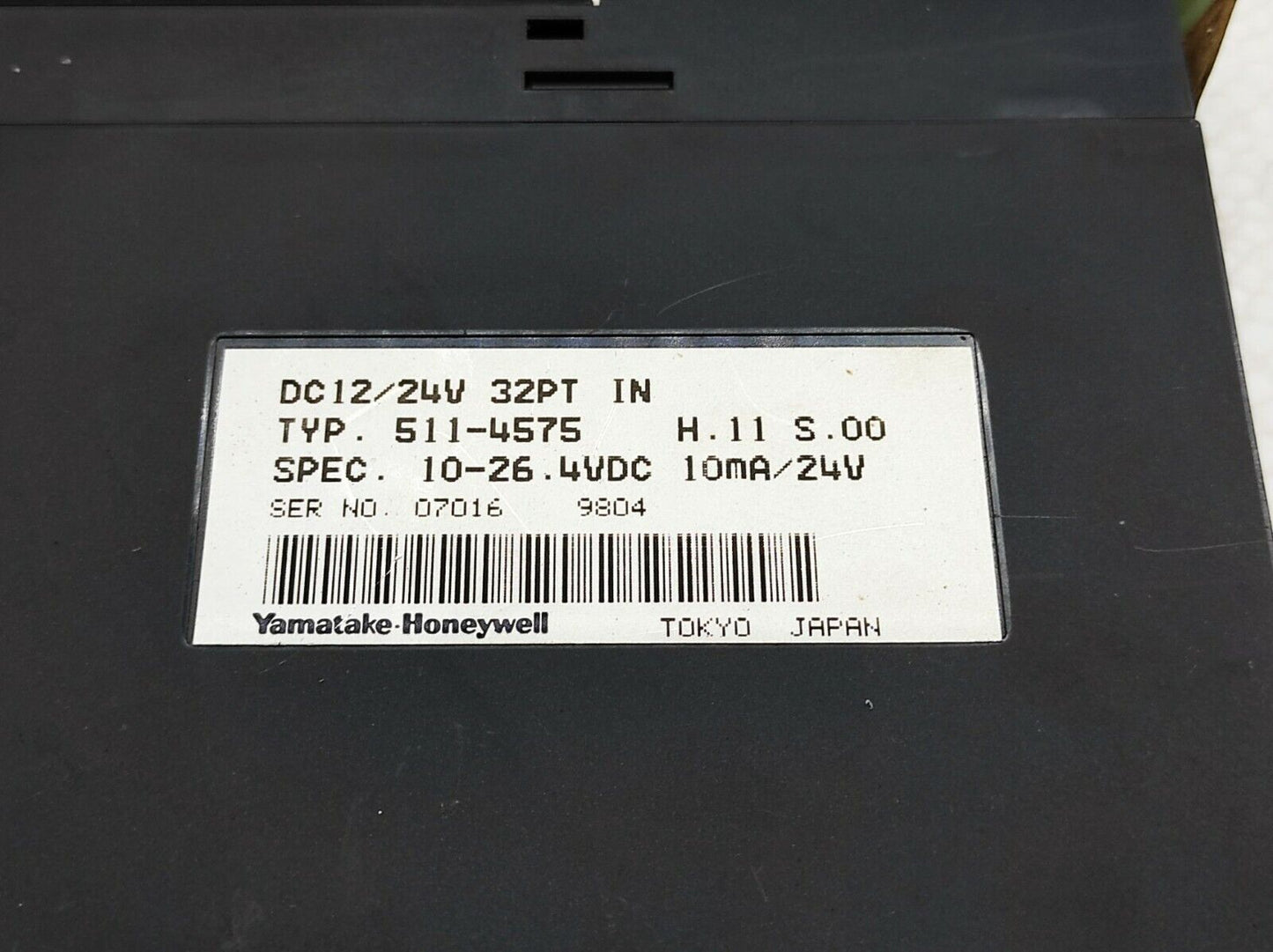 YAMATAKE HONEYWELL 511-4575 DC12/24V 32PT IN 5114575