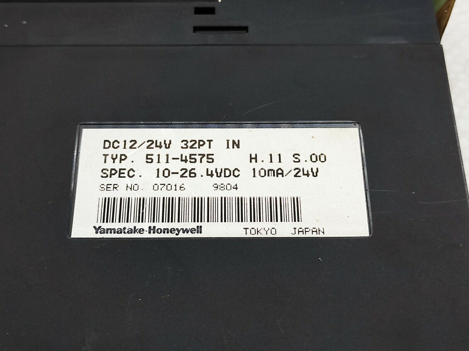YAMATAKE HONEYWELL 511-4575 DC12/24V 32PT IN 5114575